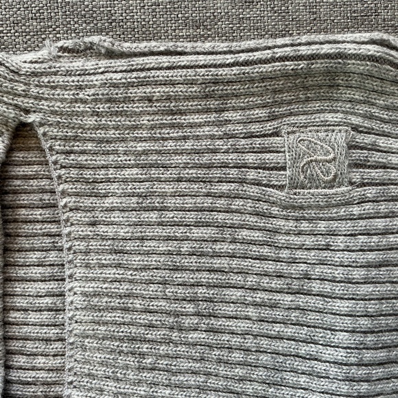 NWOT Aday Grey Cashmere Wool Beanie Balaclava Winter Hat - Picture 5 of 8
